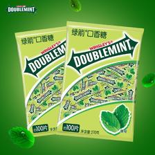 DOUBLEMINT 绿箭 口香糖盒装50片装 10.9元（需用券）