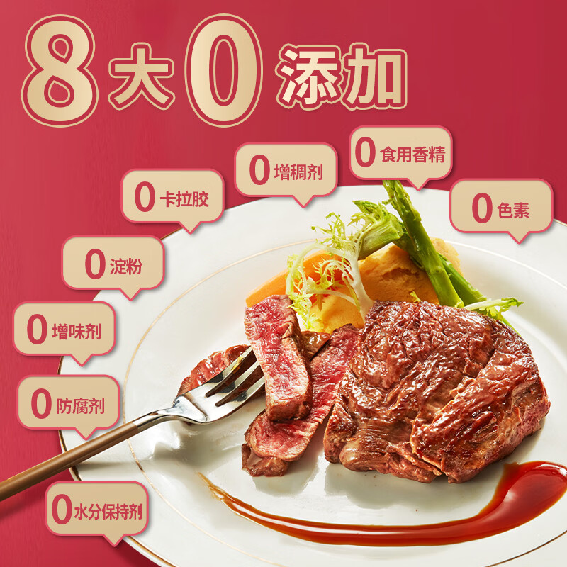 限地区：潮香村 芝士牛乳眼肉牛排 400g 南美进口 19.5元 plus包邮