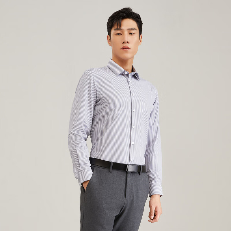 PLUS会员：雅戈尔 【桑蚕丝】火山岩蓄热衬衫男 VLPM119770DBY 135.79元（需买3件