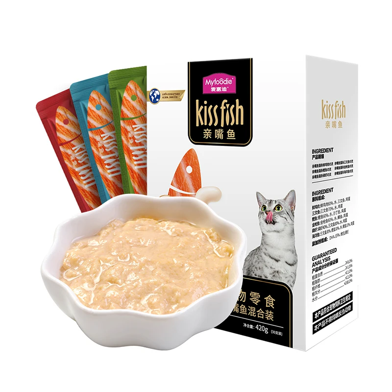 麦富迪 亲嘴鱼猫条30支 鸡肉鱼肉配方 泰国 猫咪湿粮 26.17元 - 清风线报