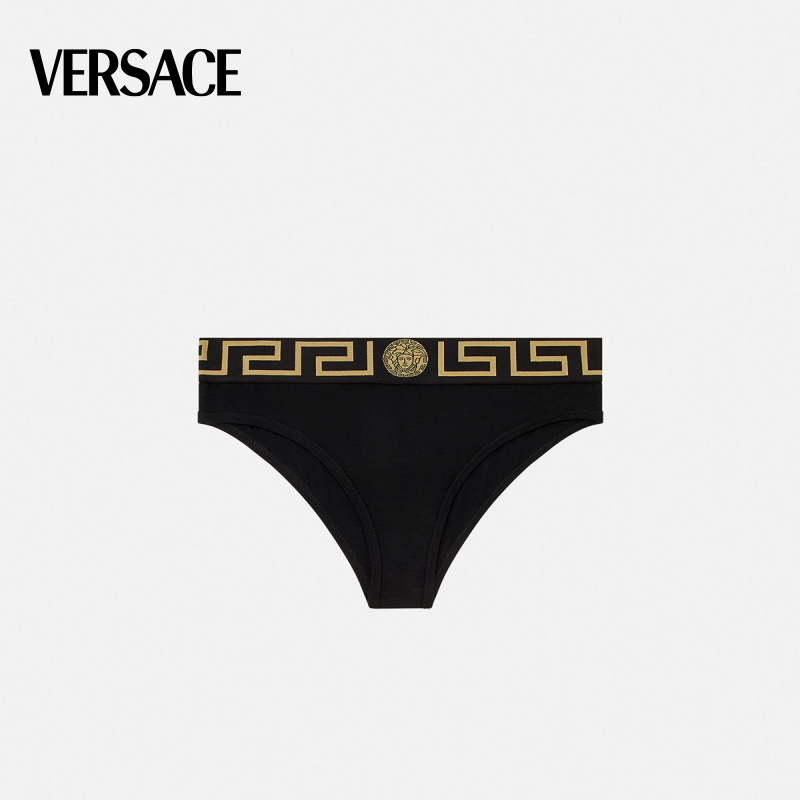 VERSACE 范思哲 女士希腊回纹镶边三角裤内裤 504元