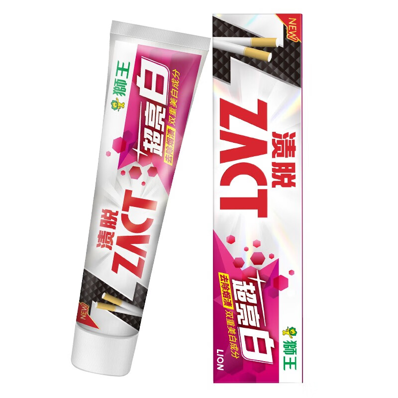 LION 狮王 ZACT系列渍脱超亮白牙膏 150g 9.37元（需买3件，共28.1元，需用券）