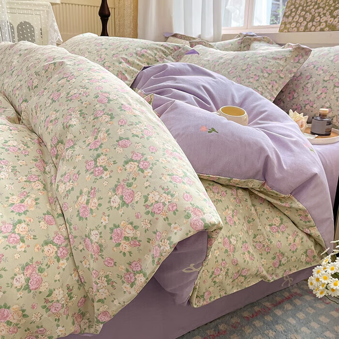 100%纯棉四件套 200*230cm 99元（需用券）