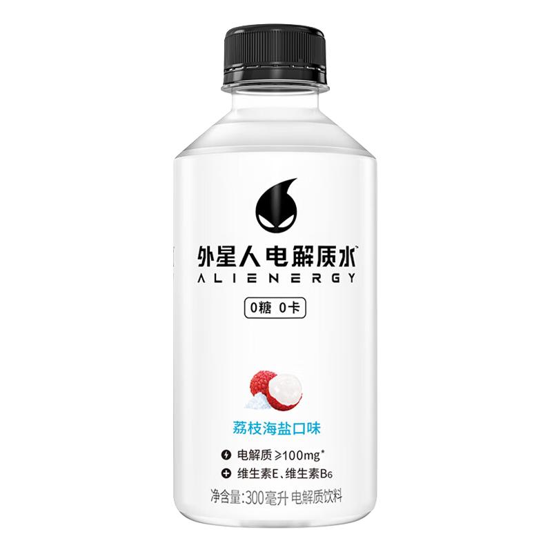 alienergy 电解质水荔枝海盐味 300ml*12瓶 无糖饮料 含维生素 37.02元