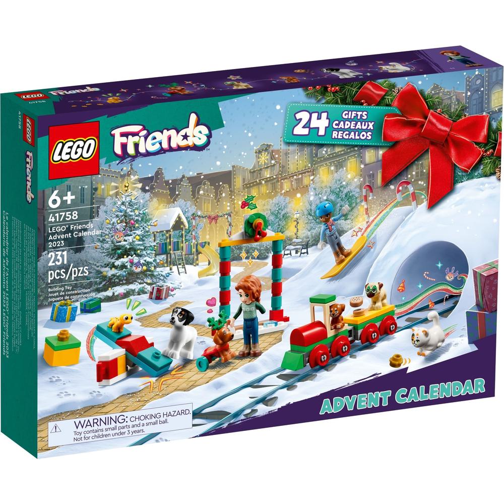 PLUS会员：LEGO 乐高 好朋友系列 41758 好朋友 2023 年圣诞倒数日历 157.65元（双