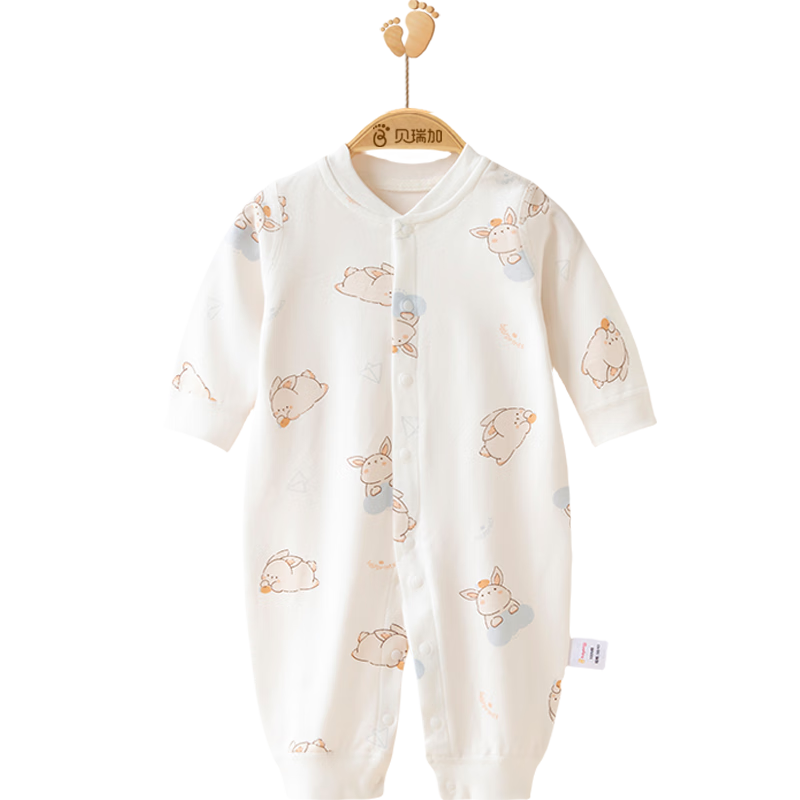 贝瑞加 悠悠胖兔 宝宝连体衣 66cm 33.86元