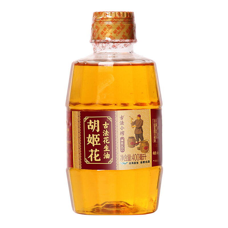 88VIP：胡姬花 古法小榨 花生油 400ml 9.3元