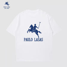 PAULO LASAS 保罗·劳萨斯 官网新品2024纯棉短袖t恤男女潮牌T恤 19.95元（需买2件