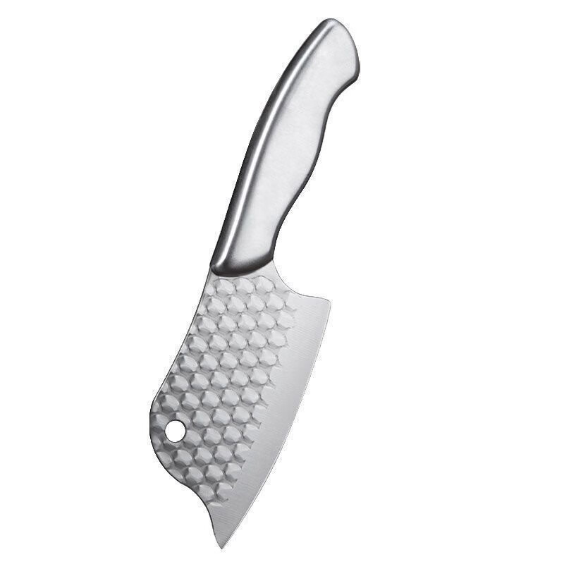 锤纹锻打锋利杀鱼刀一体迷你小菜刀女士刀具厨房菜刀龙鳞杀鱼小刀 10.23元