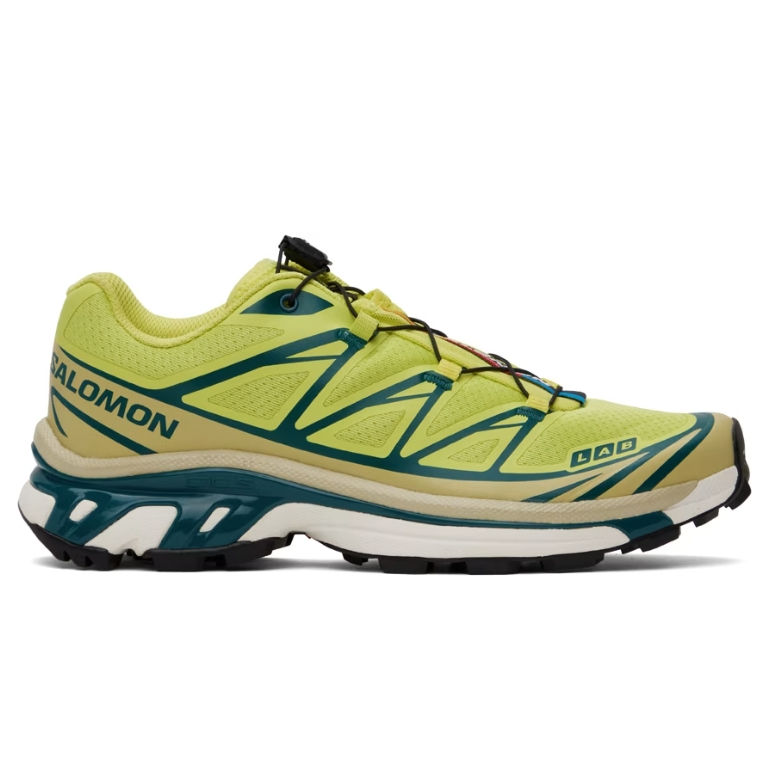 Salomon 萨洛蒙 XT-6 黄绿色运动鞋 5.1折 $102（约741.82元）