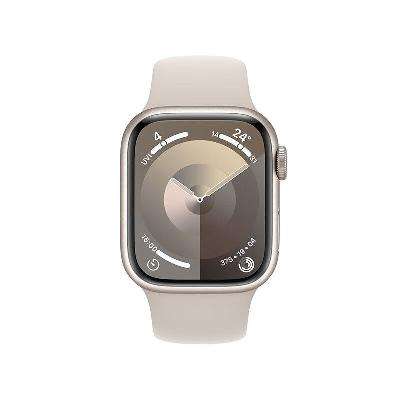 apple Watch S9 GPS 铝金属表壳+星光色运动型表带 41mm 2119元（整点抢券）