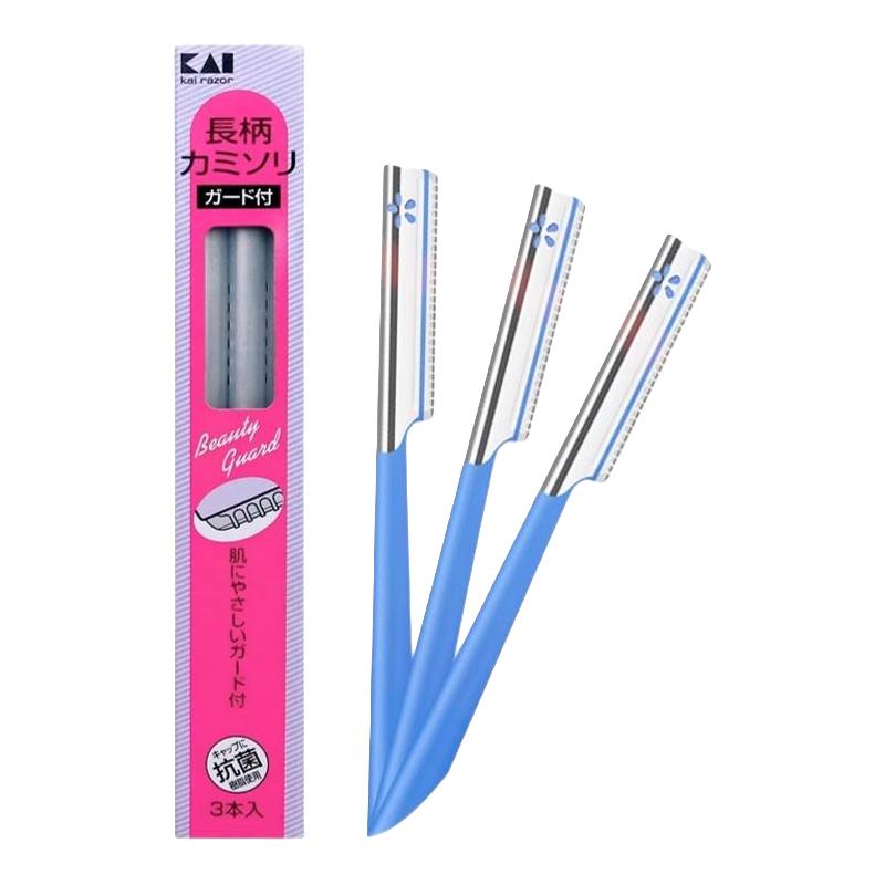 KAI 贝印 铁质安全修眉刀*3把 6.9元