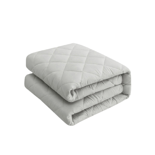 京东京造 床垫保护垫 5层加厚A类纳米级抗菌床褥床垫保护垫 150*200cm 灰色 132