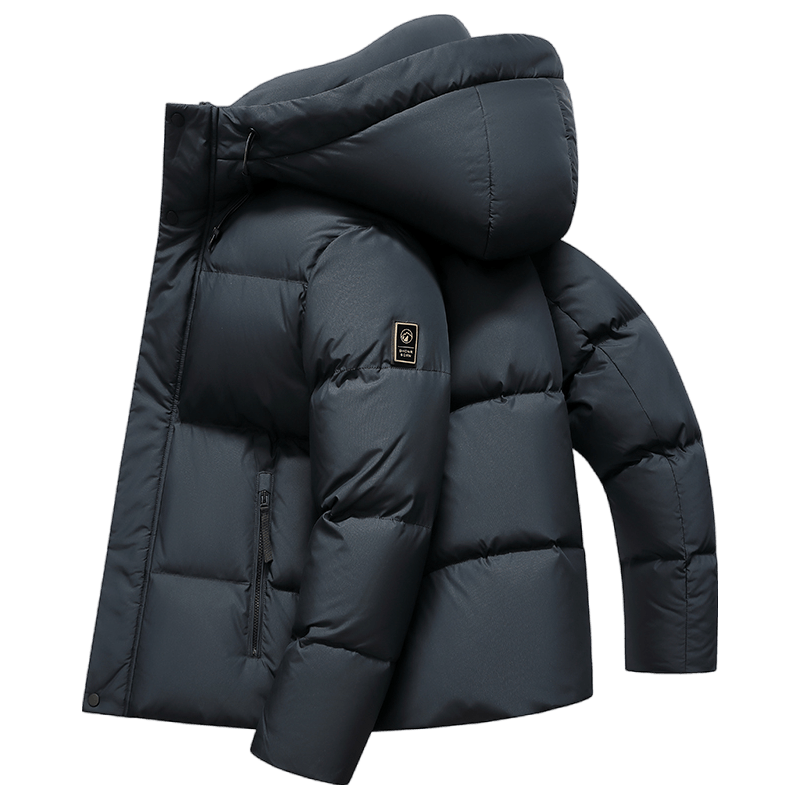 鸭鸭羽绒服 鸭鸭（YAYA）情侣羽绒服短款2025年冬季新款时尚休闲连帽男女同