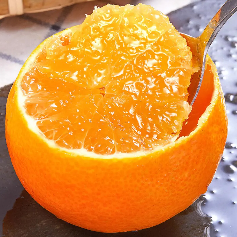 PLUS会员：鲜菓篮 四川青见果冻橙当季水果 带箱5斤80-90mm *2件 两件合发一件9