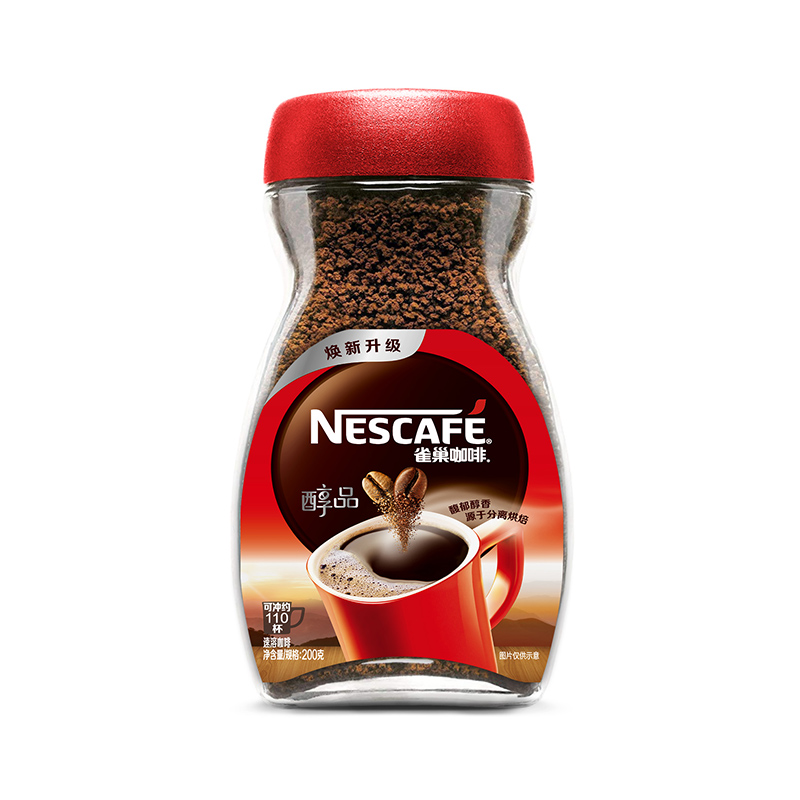 Nestlé 雀巢 醇品 速溶黑咖啡粉 200g 60.14元