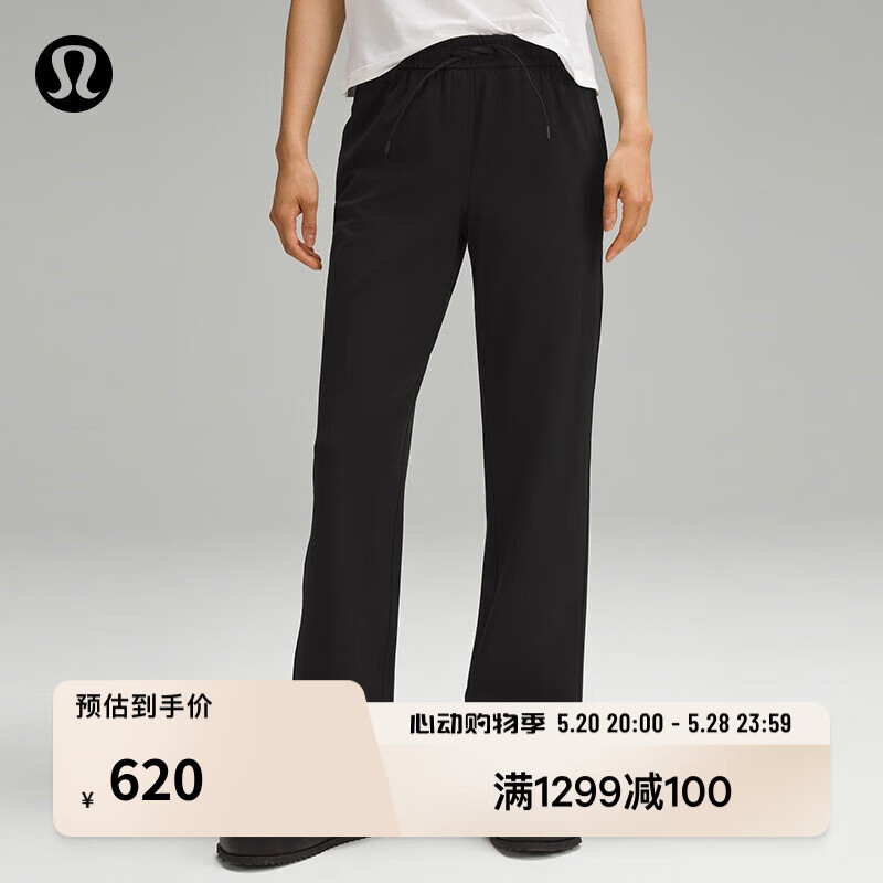 lululemon 丨Luxtreme 女士中腰直筒长裤 LW5FZNA 黑色 S 547.25元