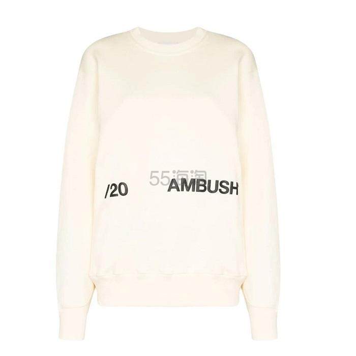 【新低价】AMBUSH logo印花套头衫
