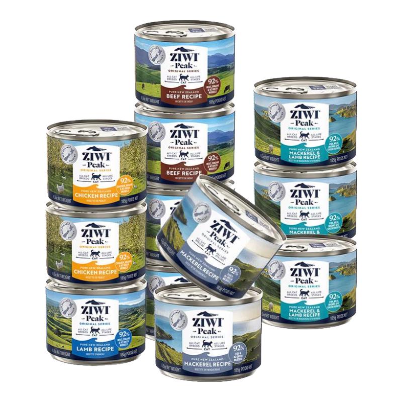ZIWI 滋益巅峰 猫主食罐头185g*12罐混合味 245.09元（弹券165）