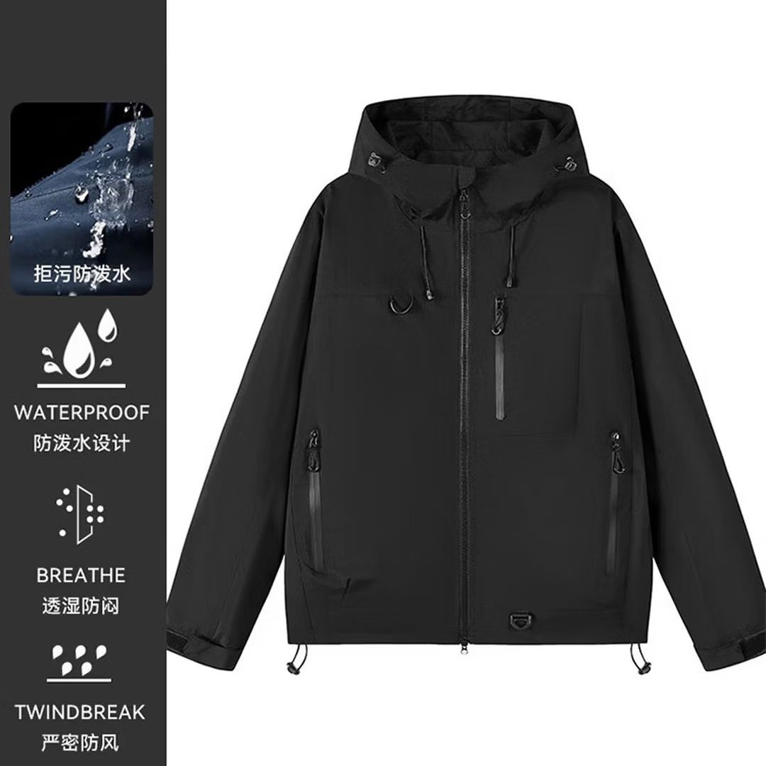 JEEP SPIRIT 26年防暴雨级春秋季新款男女士三防冲锋衣 49元（需用券）