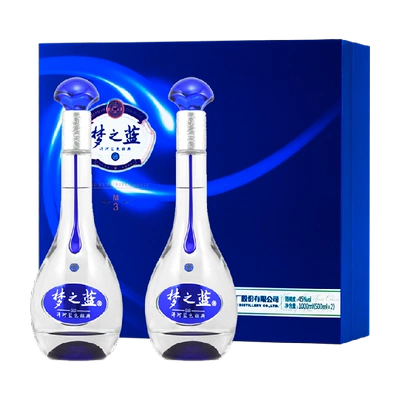 88vip：洋河 梦之蓝M3-52度500ml*2瓶礼盒装 687.05元
