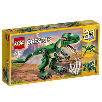 LEGO 乐高 Creator3合1创意百变系列 31058 凶猛霸王龙 ￥119