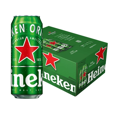 88VIP：Heineken 喜力 经典拉罐啤酒 500ml*24听 返后146.75元包邮（返10元猫超卡）