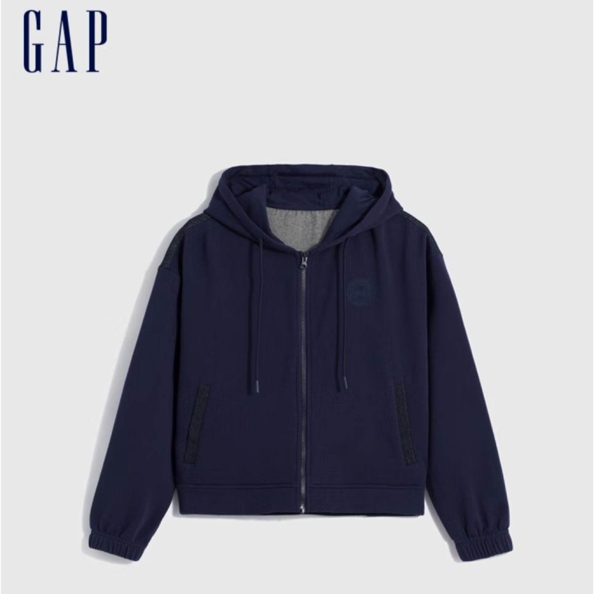 Gap女装冬季 新款LOGO拼接牛仔服夹克 137.95元