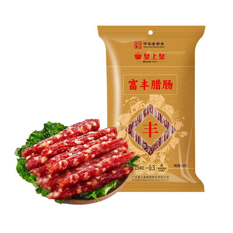 88VIP：皇上皇 广式腊肠400g 23.43元
