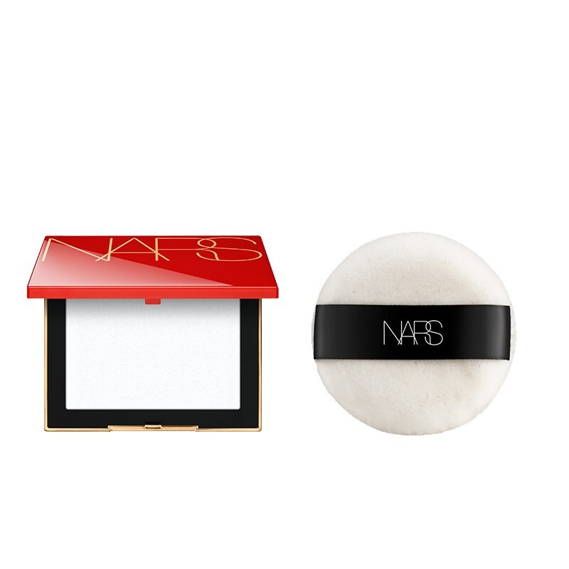 nars纳斯流光美肌轻透蜜粉饼粉扑套装10gnars粉饼定妆控油持妆提亮