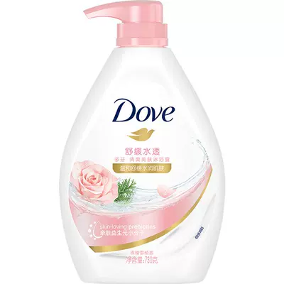 88VIP:Dove 多芬舒缓水透沐浴露 玫瑰香氛 730g（赠沐浴露100g） 21.31元(需领券)