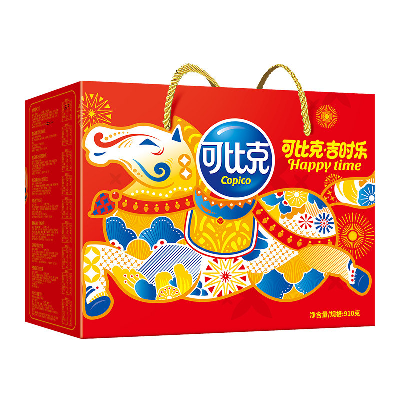 移动端、88VIP：可比克 零食合家欢礼盒910g过年年货 16.53元（需用券）