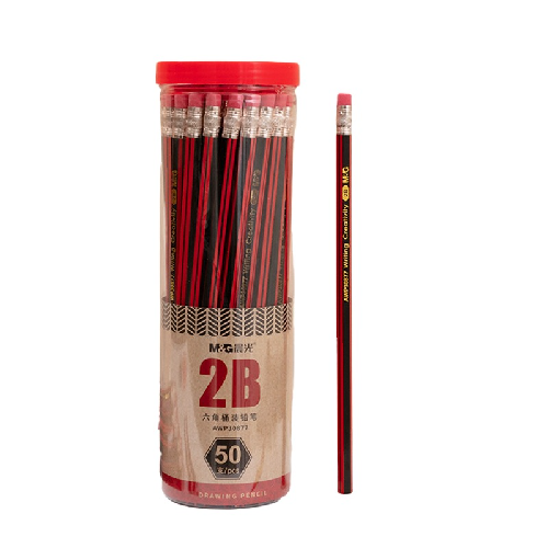 M&G 晨光 AWP30877 六角杆铅笔 2B 50支装 23.5元