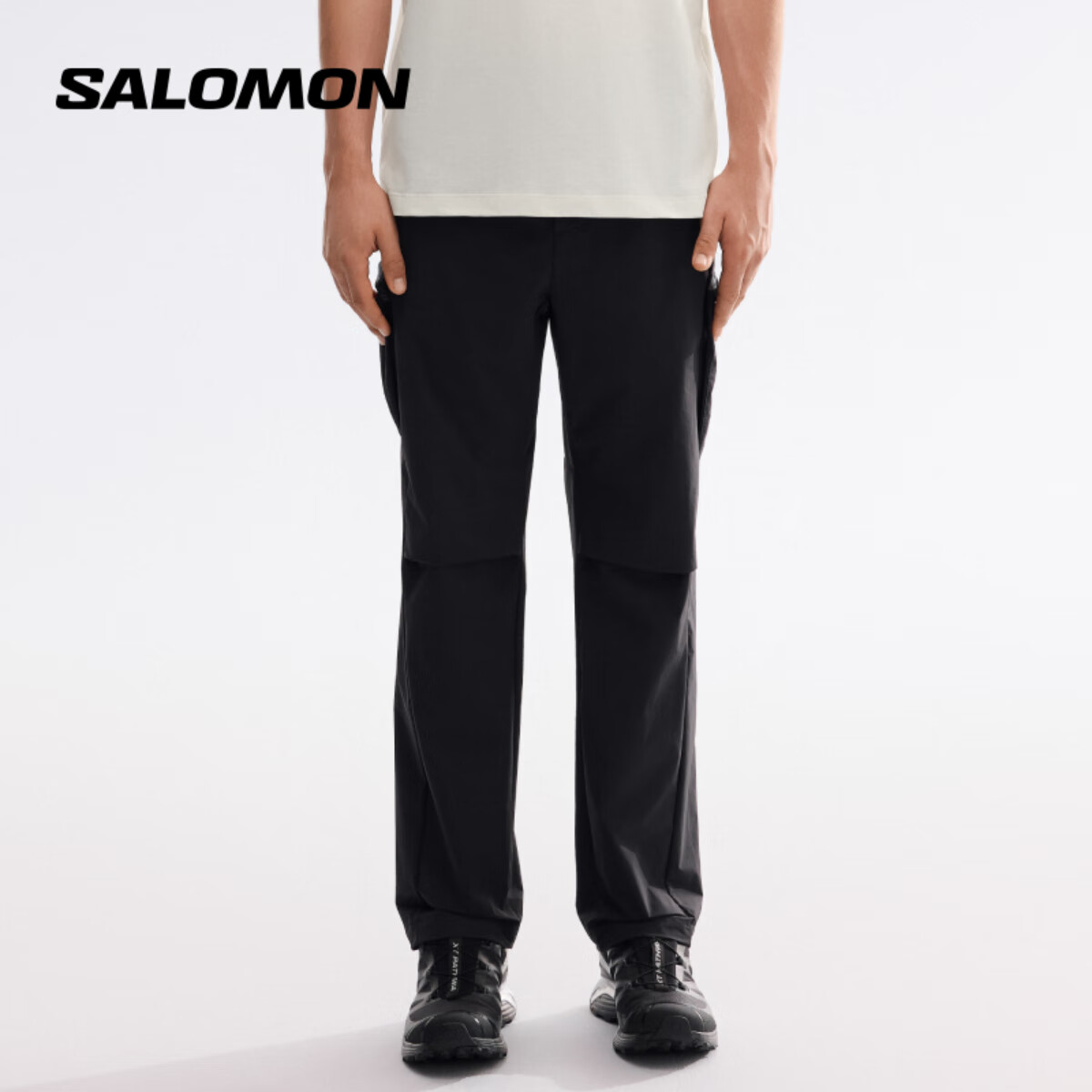 萨洛蒙 男款 户外运动日常透气工装休闲长裤 AMPHI LIGHT CARGO PANTS 黑色C24083 479.84元 - 线报酷