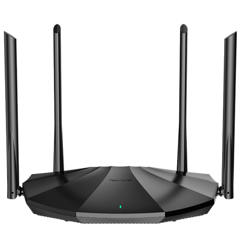 31日20点：Tenda 腾达 AX2 双频1500M 家用千兆无线路由器 Wi-Fi 6 黑色 99元包邮