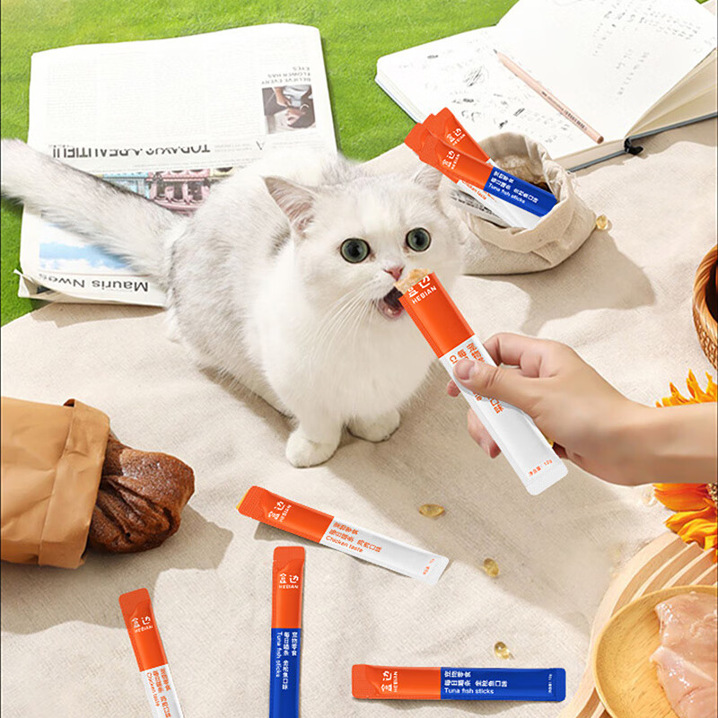 盒边 宠物零食 猫条100支+羊奶包*10包 39.9元 - 86线报