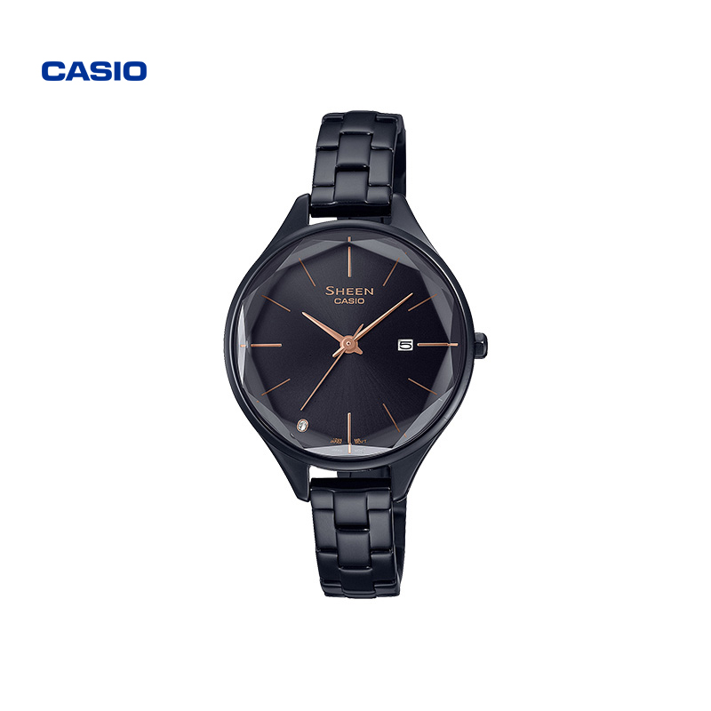 CASIO 卡西欧 Sheen系列 女士手表 SHE-4062BD-1AUPR 590元（需用券）