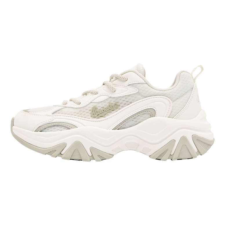 乔丹 女鞋2025夏潮流老爹鞋厚底增高休闲鞋网面透气女子运动鞋 56元（需用