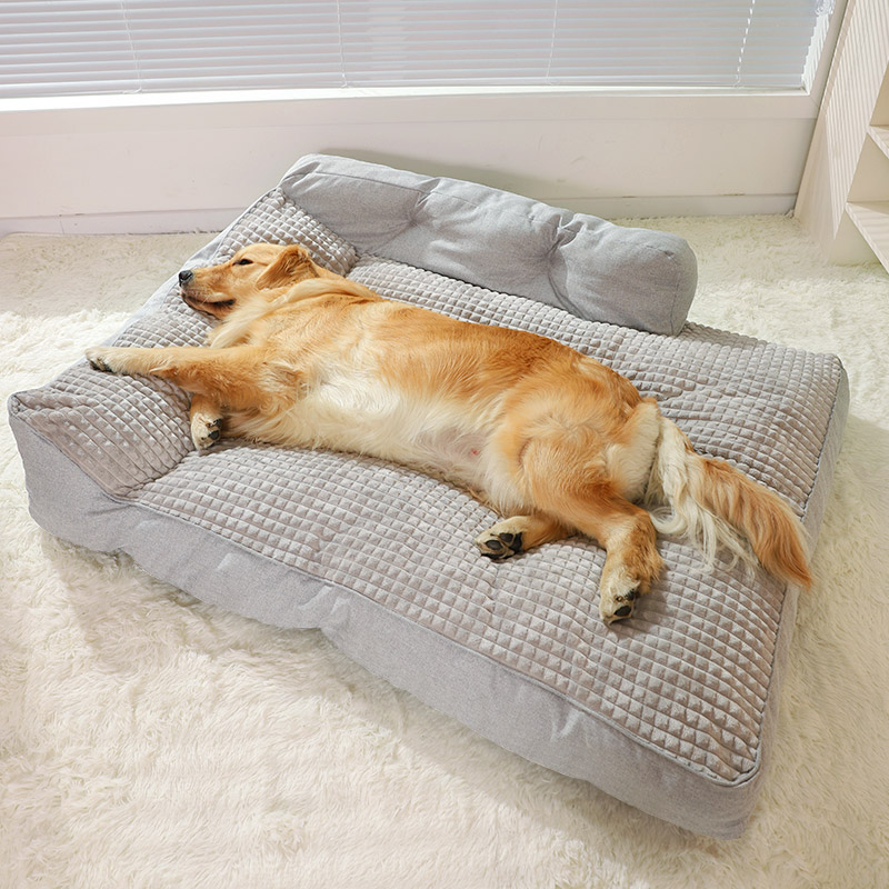 Hoopet 狗窝冬季保暖大型犬宠物垫子四季通用可拆洗狗垫子狗床沙发狗狗睡 34