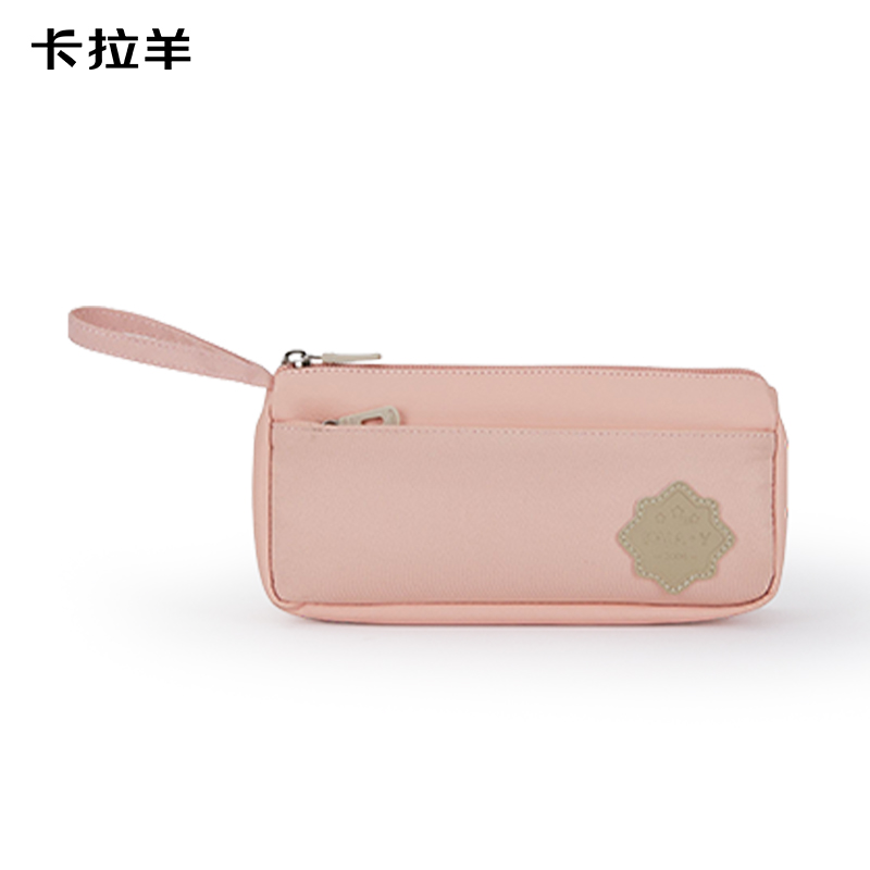 Carany 卡拉羊 笔袋小学生卡通防水PU大容量多隔层抑菌铅笔盒 19元（需用券）