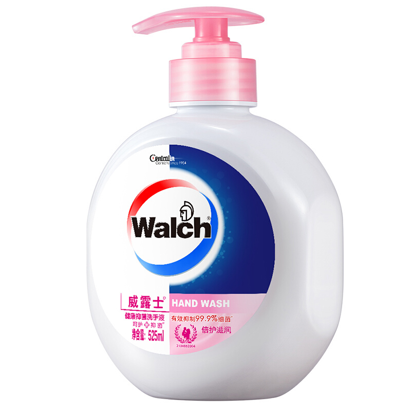 Walch 威露士 健康抑菌洗手液 525ml 15.11元