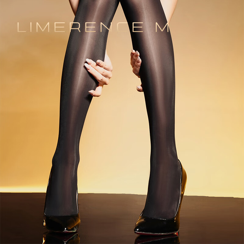 Limerence M 涞觅润丝 丝袜18D超薄丝滑油亮性感连裤袜 肤色(高腰无缝) L码 42.41