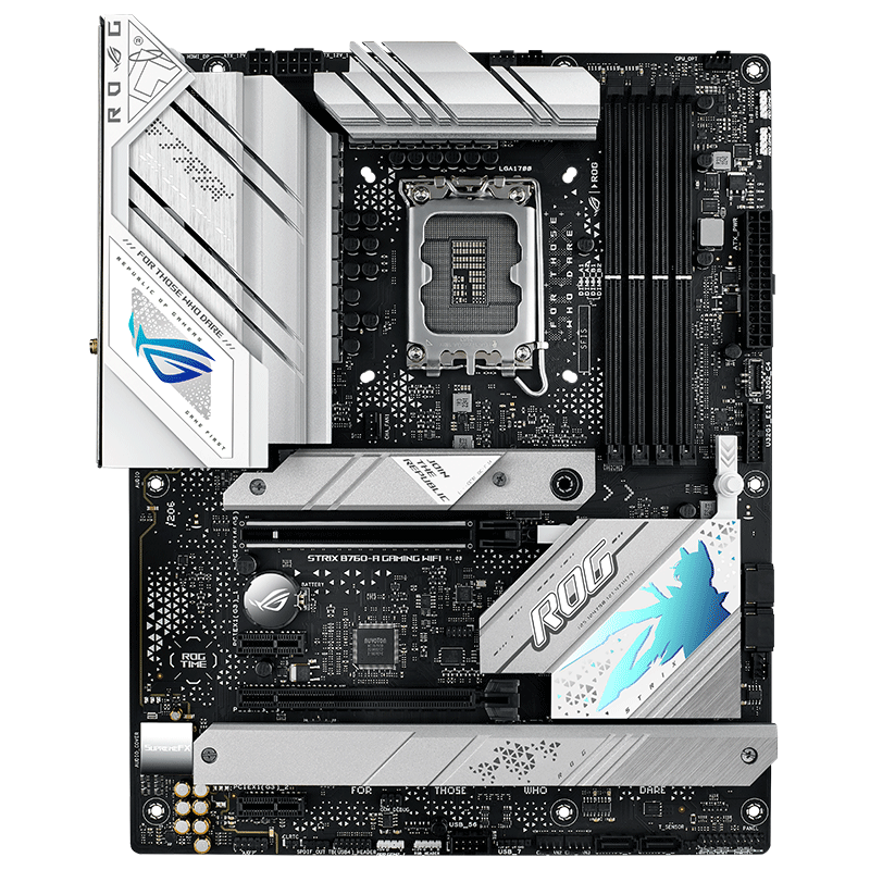 PLUS会员：ROG STRIX B760-A GAMING WIFI 吹雪主板 支持DDR5 CPU 13700K/13600KF（Intel B760/LG