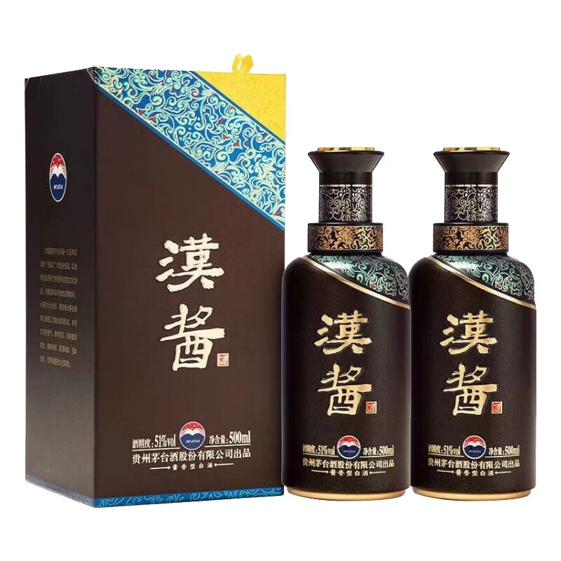 MOUTAI 茅台 酒 ba2024年 500mL 2瓶 3.0-汉酱 ￥565.16