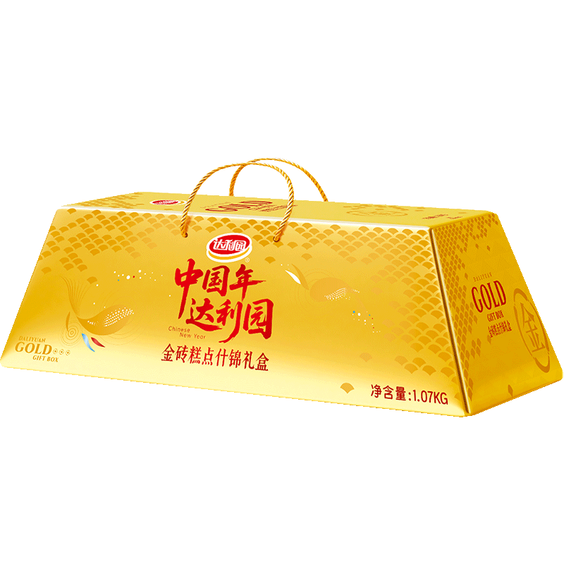 移动端、88VIP：达利园 零食大礼包 糕点礼盒 45.41元（淘金币可抵5.59元起）