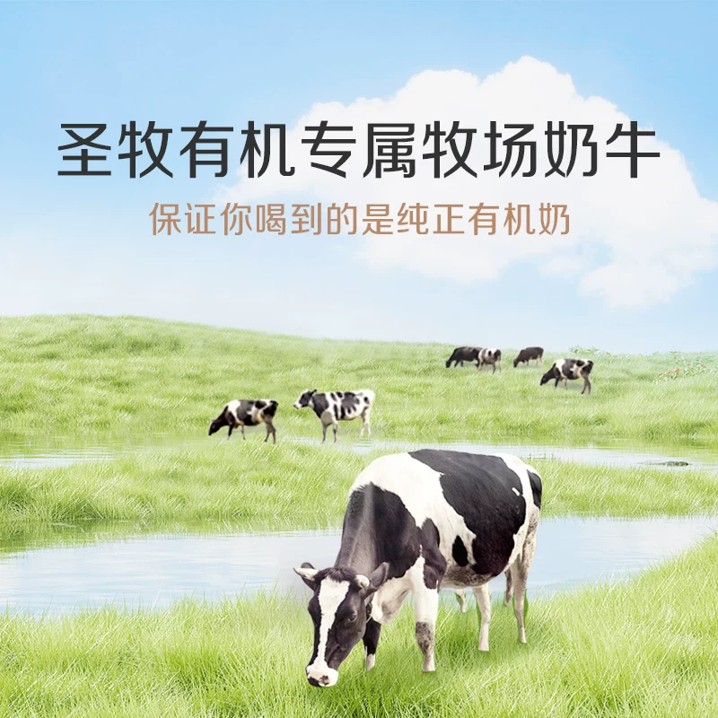 圣牧 有机纯牛奶儿童学生早餐奶全脂牛奶整箱装送礼有机认证200ml*24盒 38.7元 - 86线报