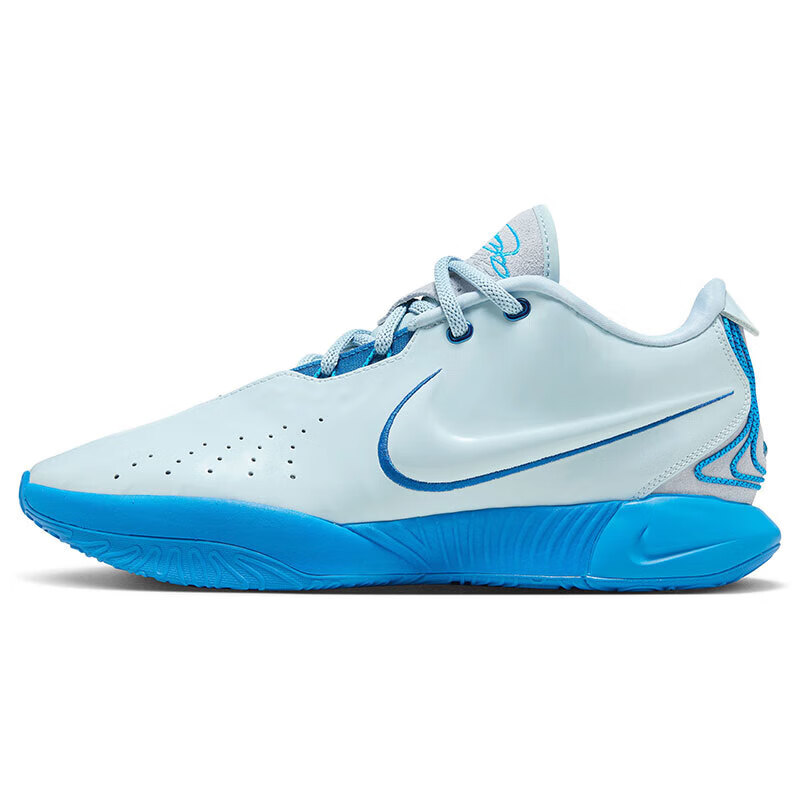 NIKE 耐克 篮球鞋送男友勒布朗21代LEBRON XXI运动鞋FQ4146-400浅蓝40.5 1149元