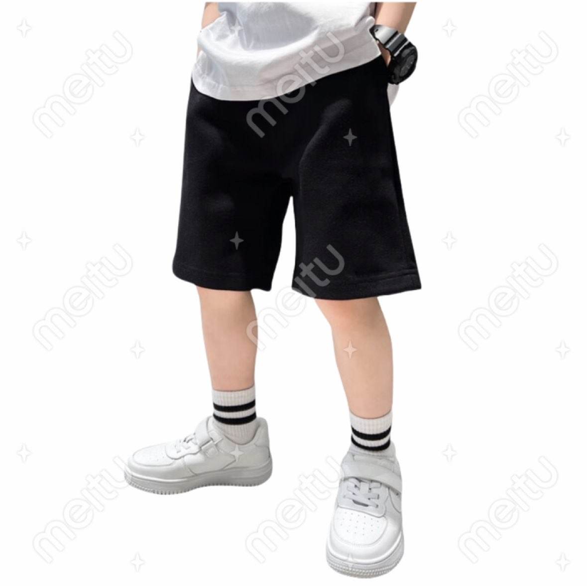 PLUS专享立减：拉夏贝尔 儿童纯棉运动短裤 38.4元（需领券，合19.2元/件）