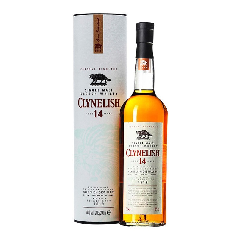 Clynelish 克里尼利基 14年 单一麦芽 苏格兰威士忌 46%vol 700ml 礼盒装 317元