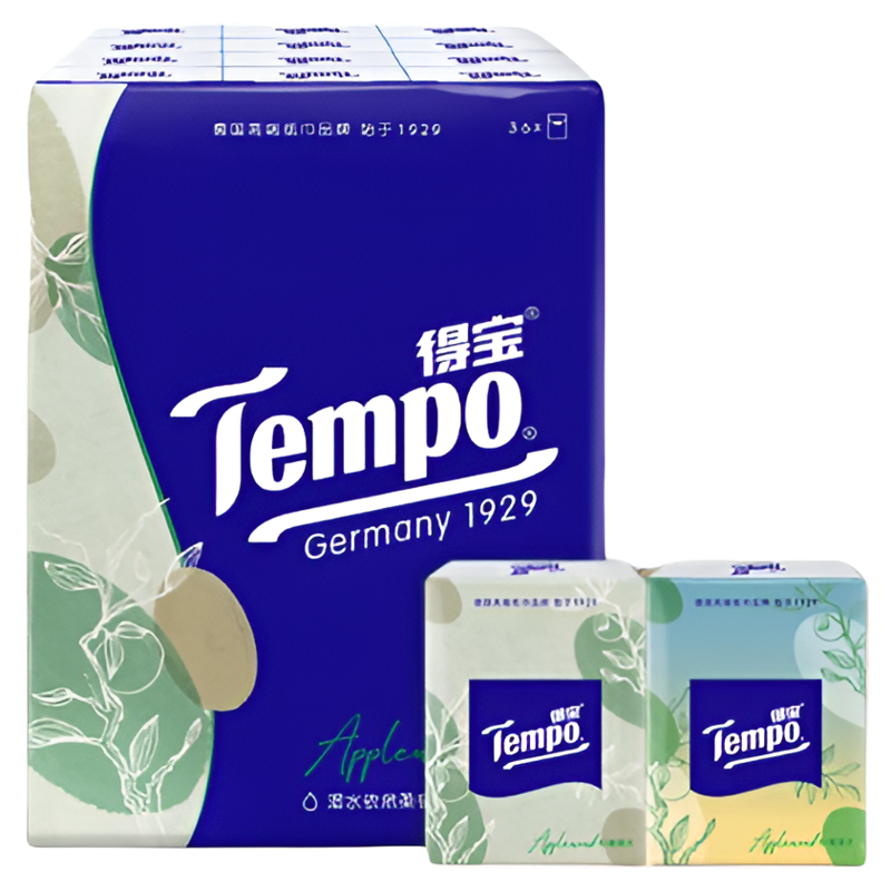 得宝 Tempo 一博同款 手帕纸 4层7张36包 ¥11.4